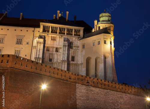 Wawel castle in Krakow. Poland