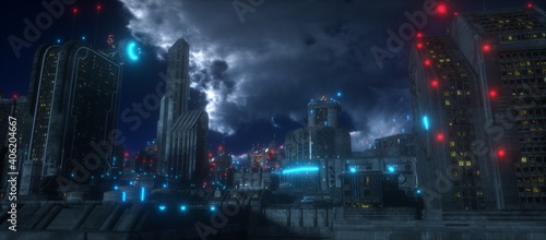 Photography Night urban landscape