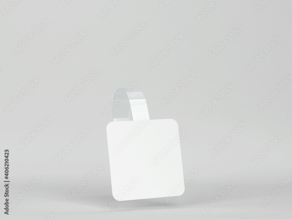 Obraz premium Blank wobbler mockup