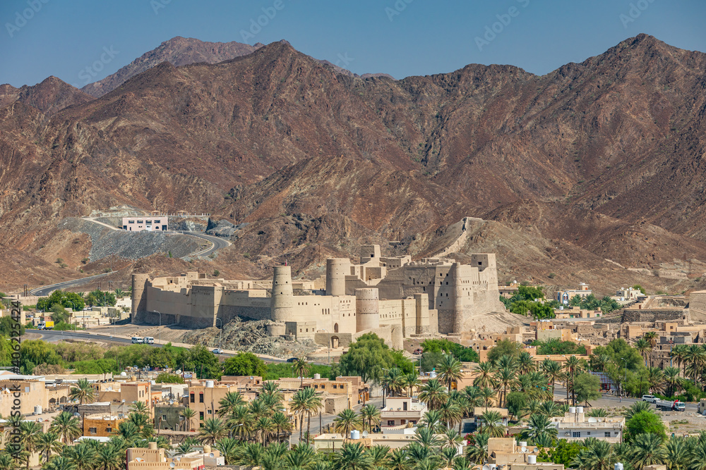 Bahla Fort in the mountains of Oman.