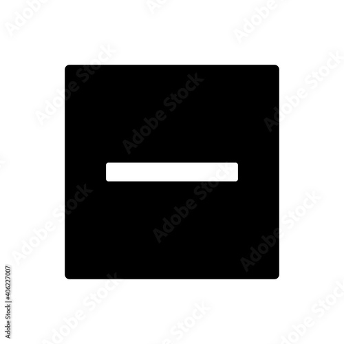 Vector icon plus and minus. Icon plus and minus isolated on a white background. A set of plus and minus icons.