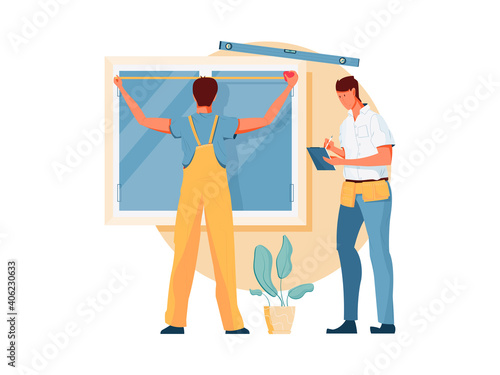 Plastic Windows Illustration