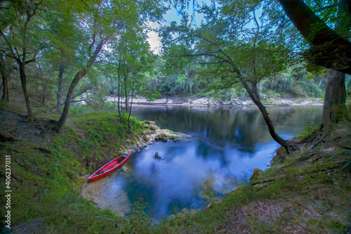Lineater Spring on the Suwanee River, Florida