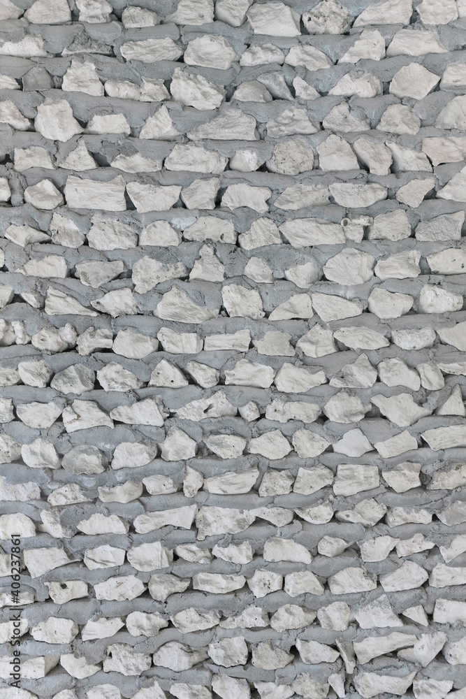 Rustic natural stone wall in panorama format Rustic natural stone wall in panorama format