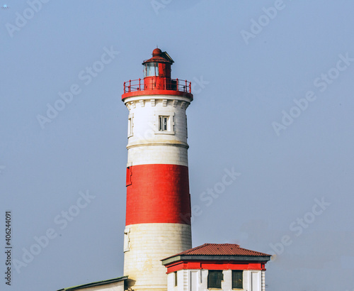 Obraz na plátne James town light house in the outskirt of Accra in Ghana
