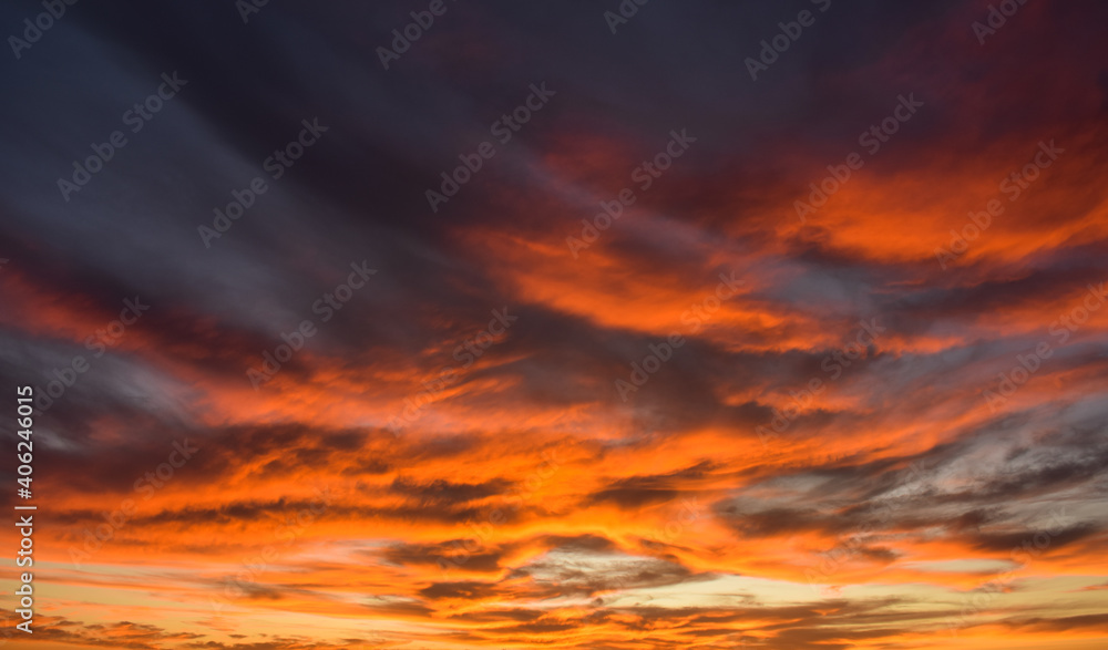 Beautiful Red Clouds t, red clouds, red sky, epic sunset