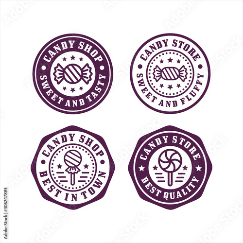 Candy store stamp premium collection