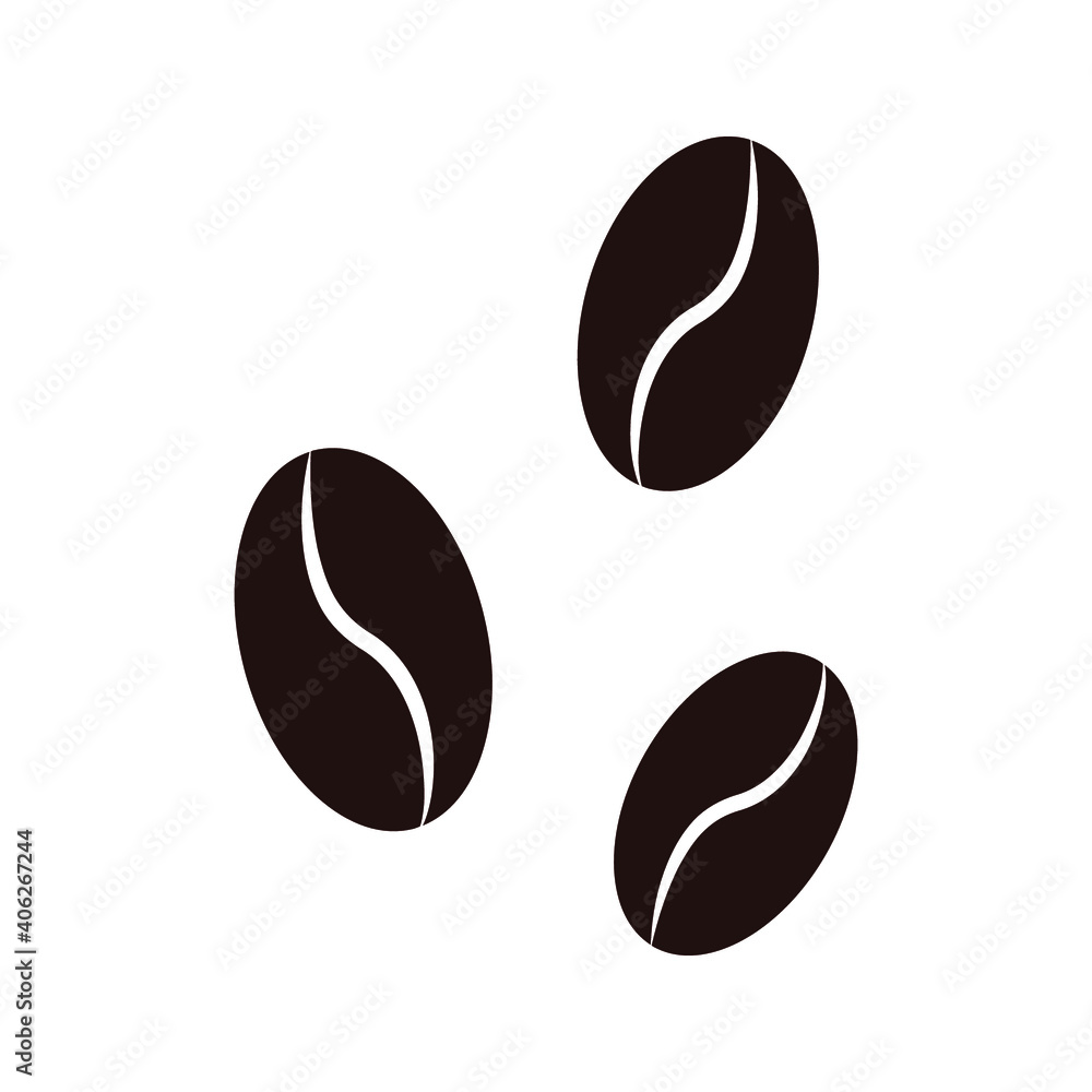 coffee beans icon vector in trendy design style color editable coffee beans icon vector in trendy design style color editable