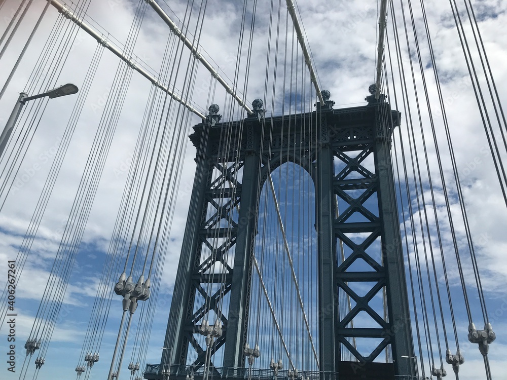 Naklejka premium city bridge city