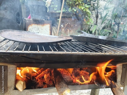 Preparando Comida Mexicana  photo