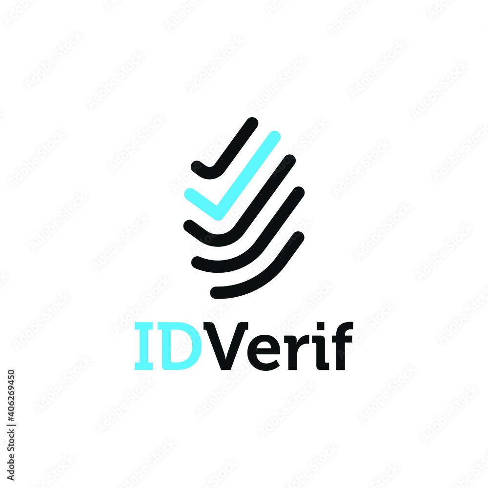 finger print security technology business Logo Design Vector finger print security technology business Logo Design Vector