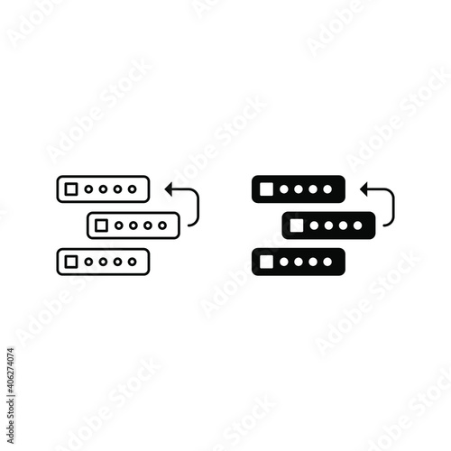 Backlog vector icon illustration. Creative sign from agile icons collection color editable