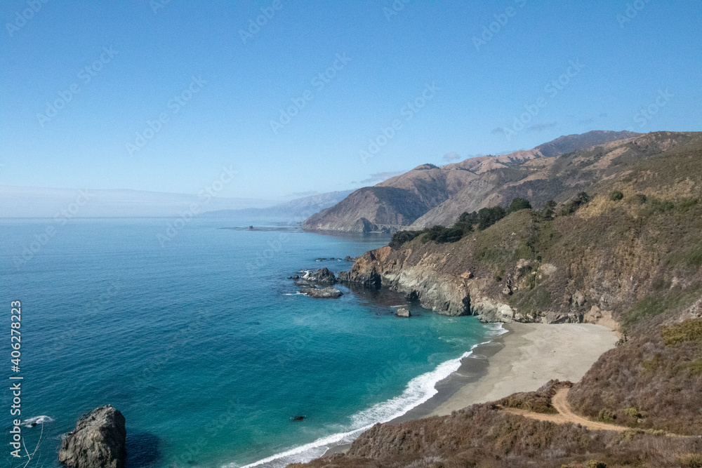 California Ocean Landscape, Coast of Big Sur