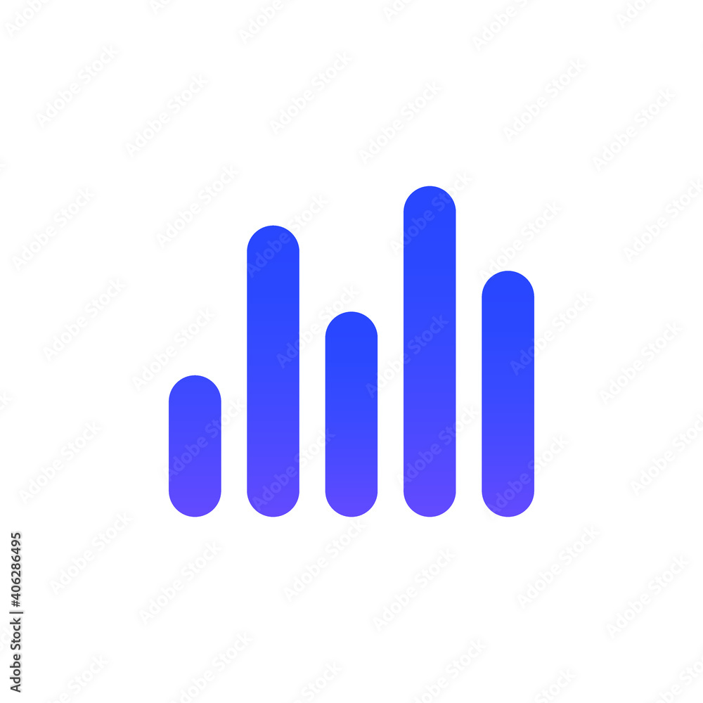 Sound Wave Bar Logo Design Graphic Concept Sound Wave Bar Logo Design Graphic Concept