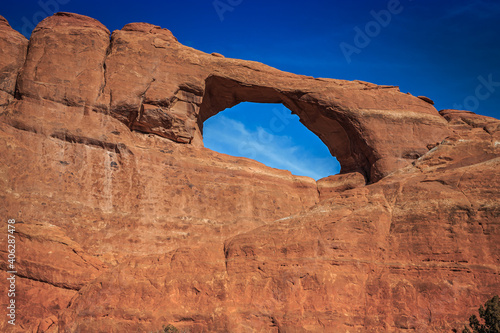Skyline Arch  Arches National Park  Utah.