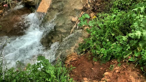 A stream in the mountains . 4K photo