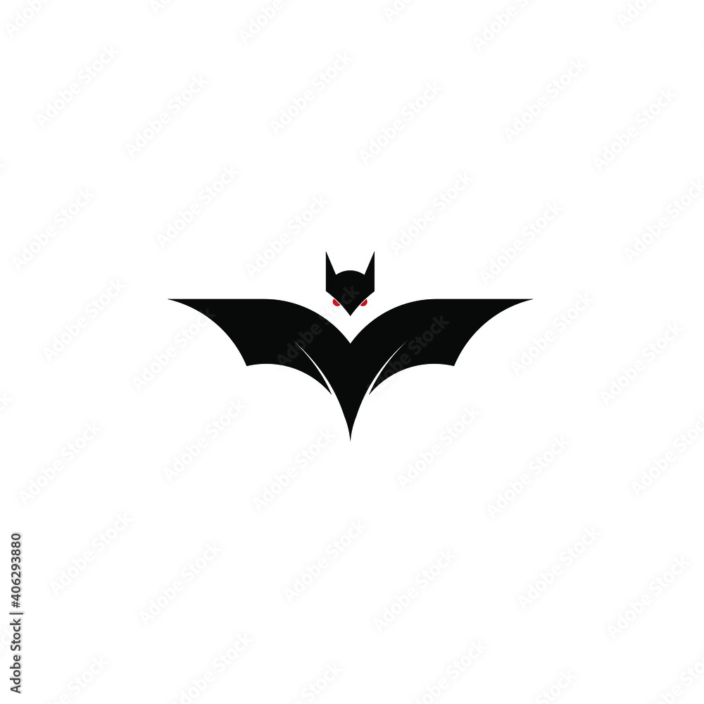 Bat vampire Logo Design Graphic Concept Bat vampire Logo Design Graphic Concept