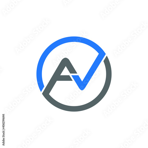 Free Download AV logo AV icon AV vector AV monogram AV letter AV minimalist AV triangle AV flat Unique modern flat abstract logo design   - GFXLoad