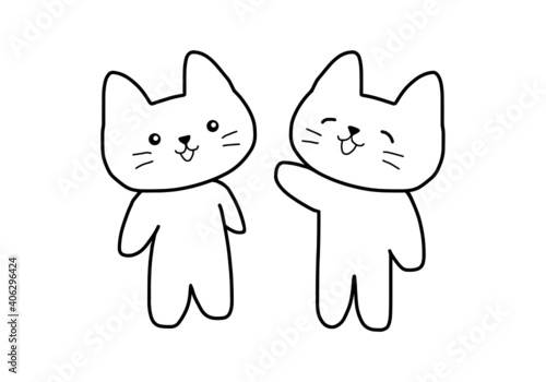 話すコミュニケーション聞く猫さん