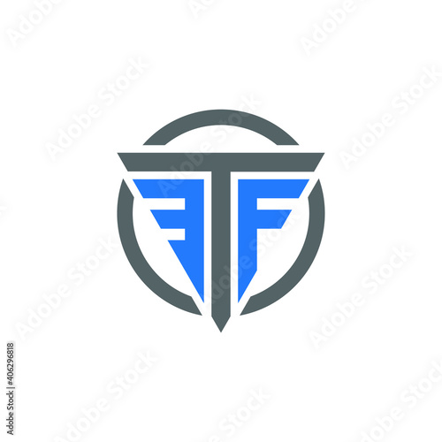 ETF logo ETF icon ETF vector ETF monogram ETF letter ETF minimalist ETF triangle ETF flat Unique modern flat abstract logo design  