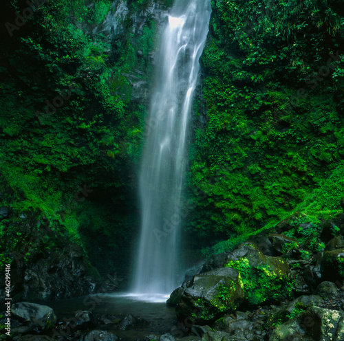 Waterfall on Sumatra island in Indonesia