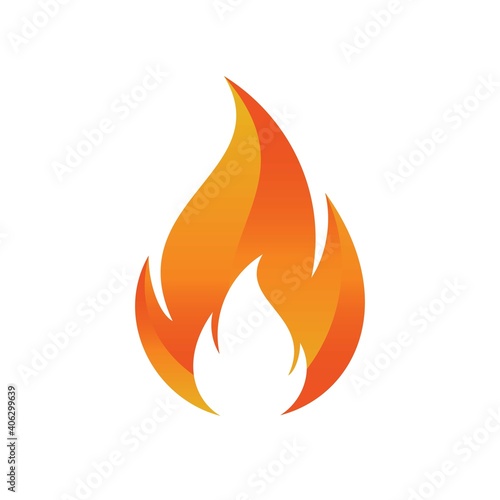Fire flame design. Fire flame icon. Fire symbols. Vector illustration.