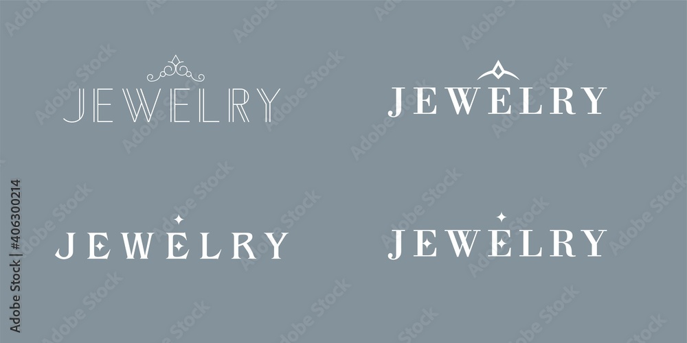 Logo jewelry minimalist template luxury Logo jewelry minimalist template luxury
