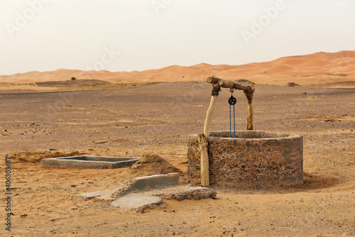 Old Water well in Sahara Desert