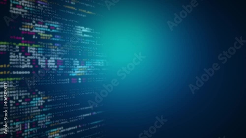 Fotografía Machine learning , artificial intelligence, ai, deep learning blockchain neural network concept