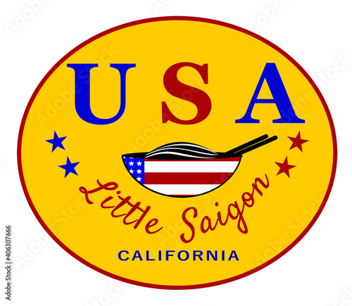 Little Saigon USA California label