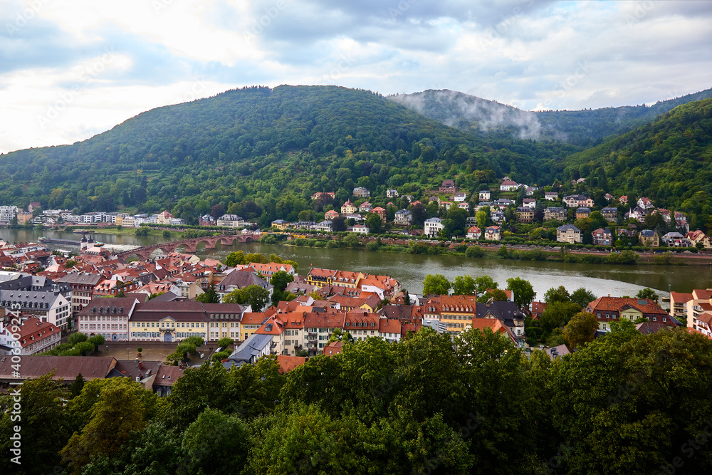 Fototapeta premium view of the city