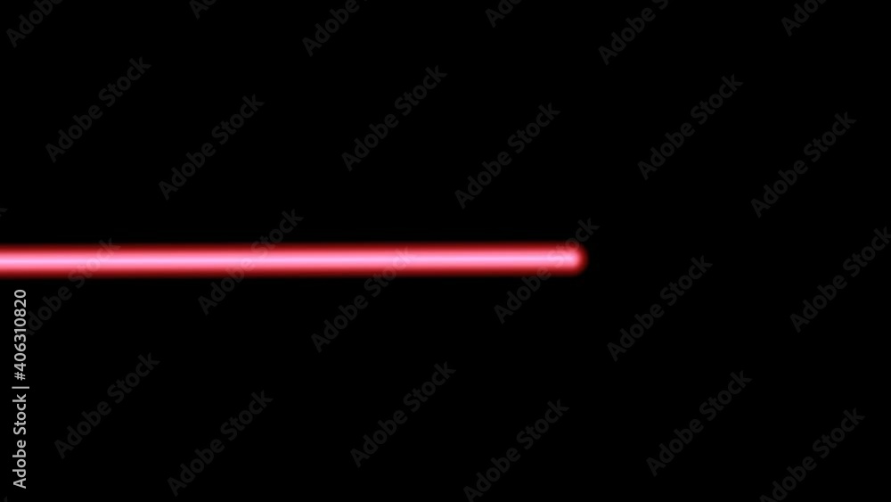Single line or ray crosses the screen horizontally. Single line or ray crosses the screen horizontally.