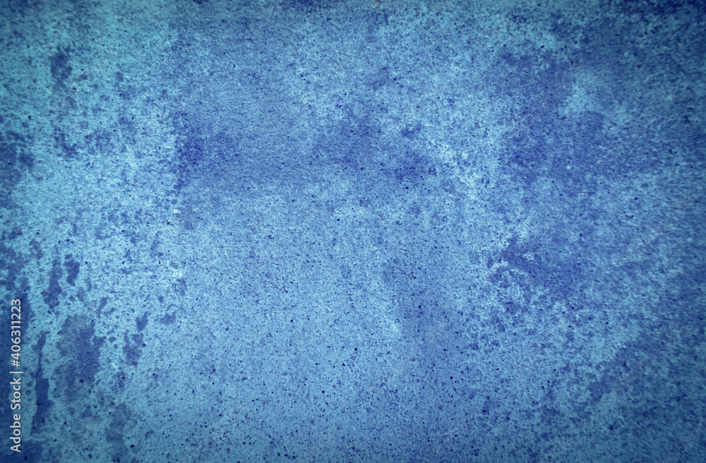 Fototapeta premium blue abstract background. texture blue copy space. painting blue and light modern. wallpaper vintage color stone art. cement and grunge concrete are rough. art abstract stone on the wall granular sur