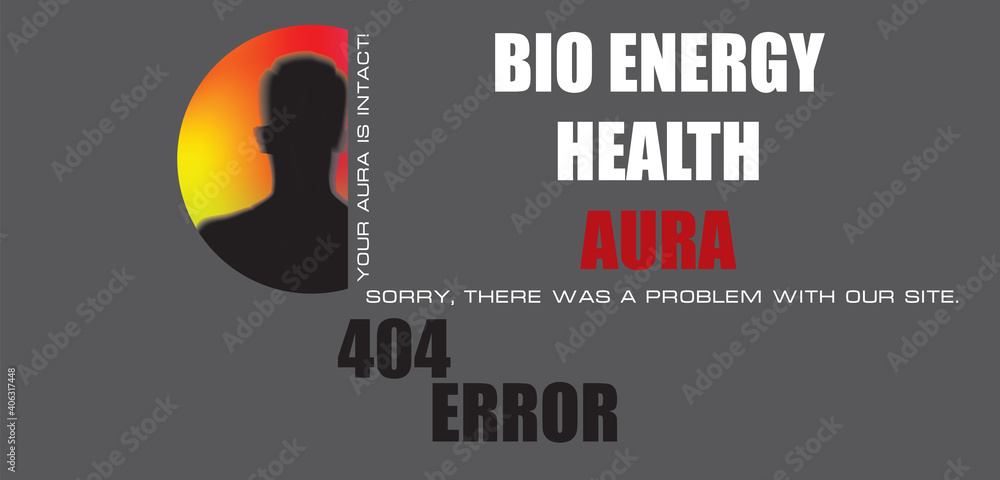 Plakat Error page for Aura