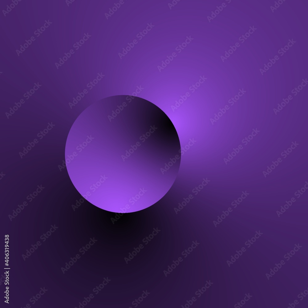 abstract glossy sphere