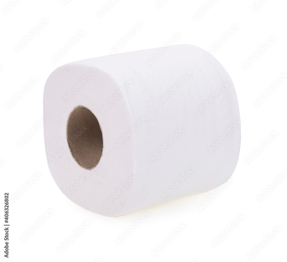 Toilet paper isolated on white background. Toilet paper isolated on white background.