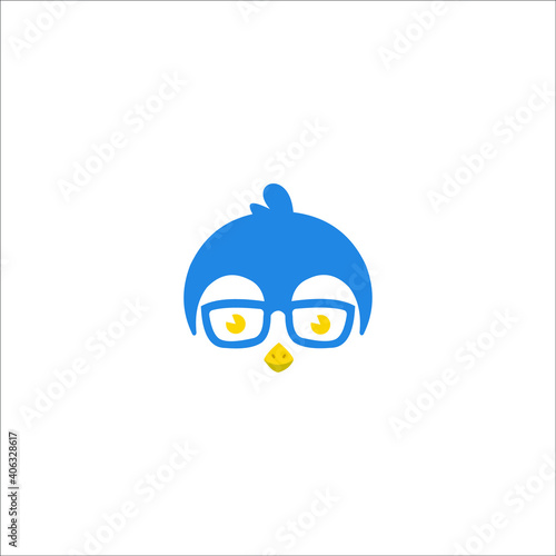 logo animal cute templet vector Penguin