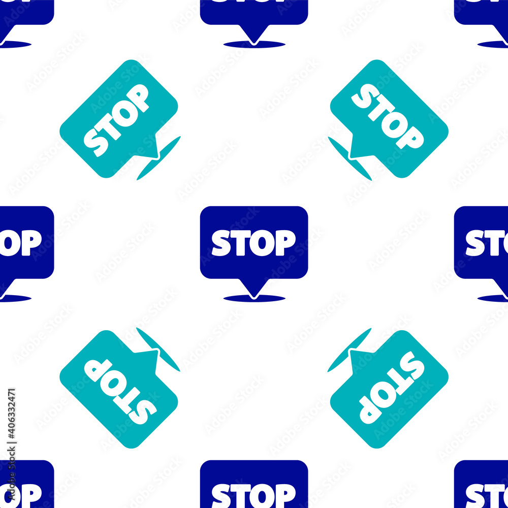 Blue Protest icon isolated seamless pattern on white background. Meeting, protester, picket, speech, banner, protest placard, petition, leader, leaflet. Vector. Blue Protest icon isolated seamless pattern on white background. Meeting, protester, picket, speech, banner, protest placard, petition, leader, leaflet. Vector.