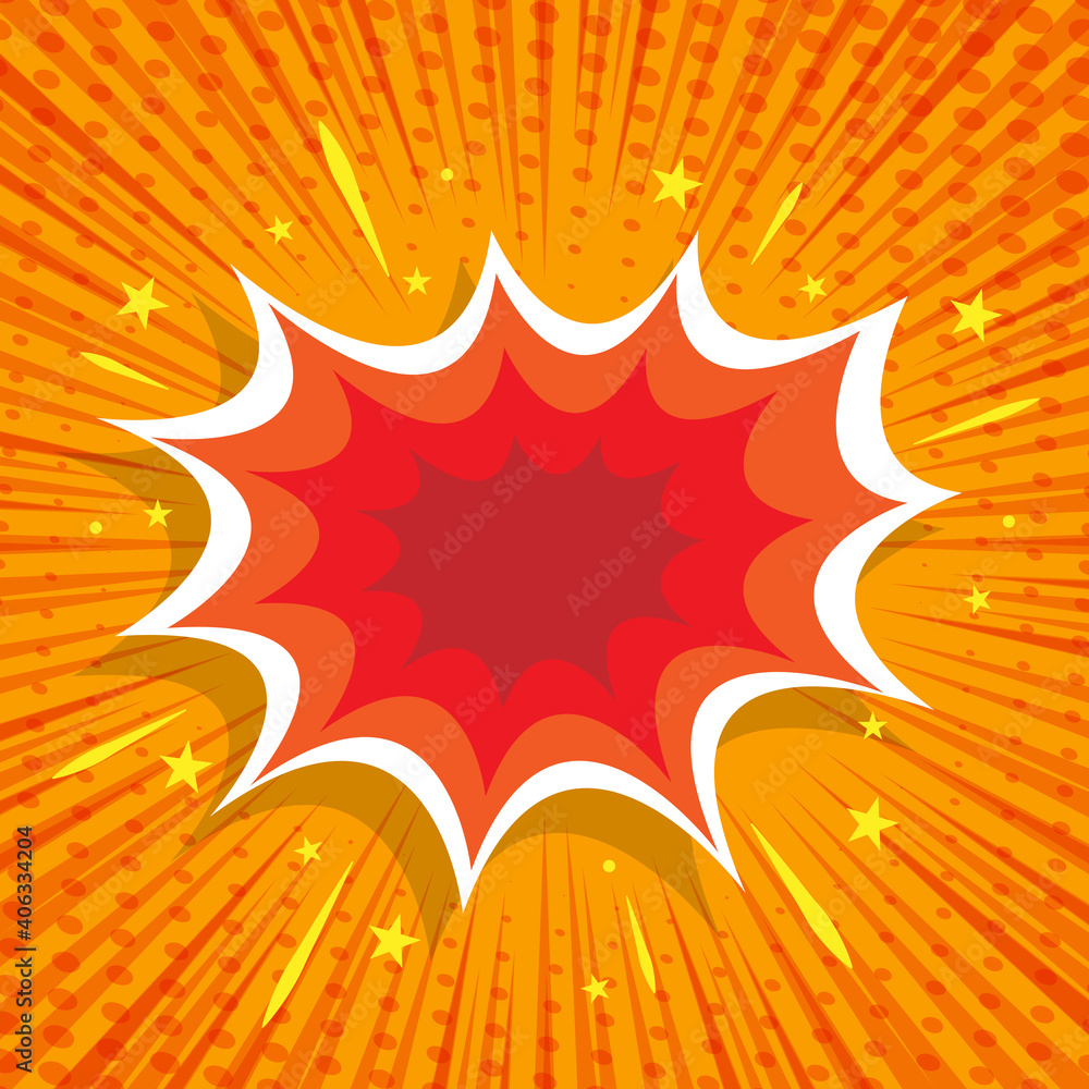 abstract comic background with blank speech bubble abstract comic background with blank speech bubble