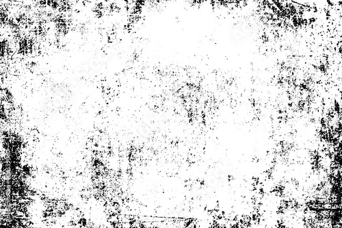Black and white background. Monochrome grunge background. Abstract texture of dirt, dust, blots, chips. Dirty dirty surface