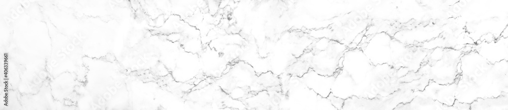 Obraz premium Luxury of white marble texture and background for decorative design pattern art work. Marble with high resolution