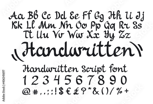 handlettering script font