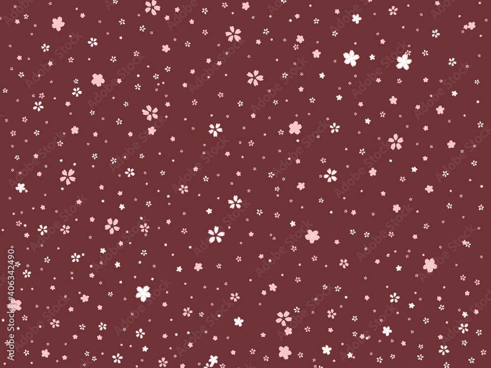 Cute and simple Japanese flower texture Cute and simple Japanese flower texture