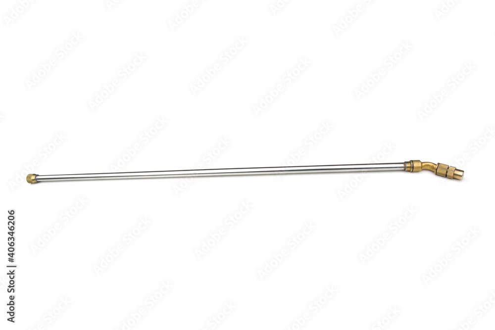 Sprayer handle isolated on white background.