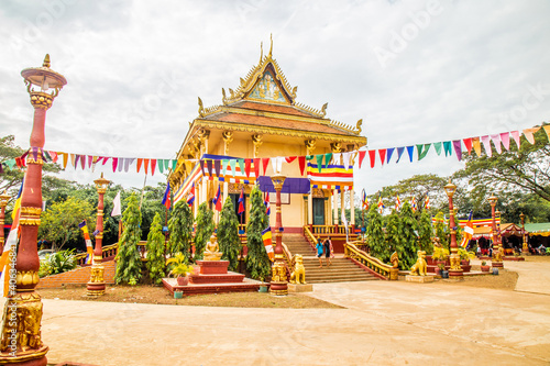 Cambodia Pagoda at Happy New Year Season
