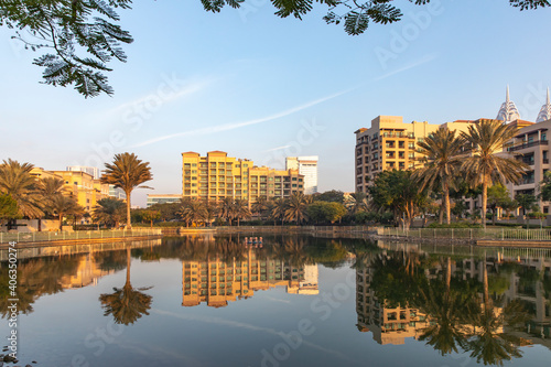 Photography sunrise in dubai Green Lakes
