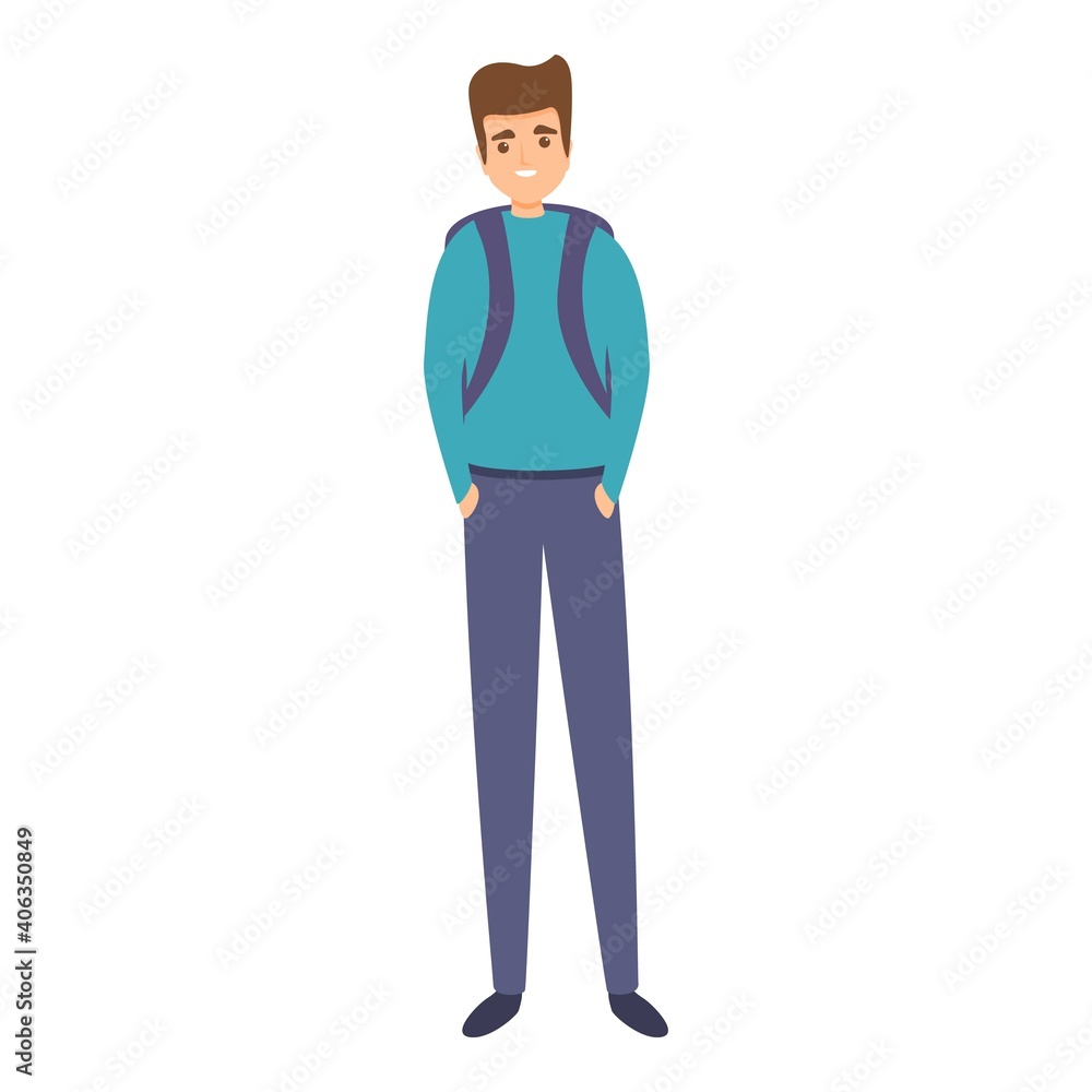 Primary school uniform icon. Cartoon of primary school uniform vector icon for web design isolated on white background