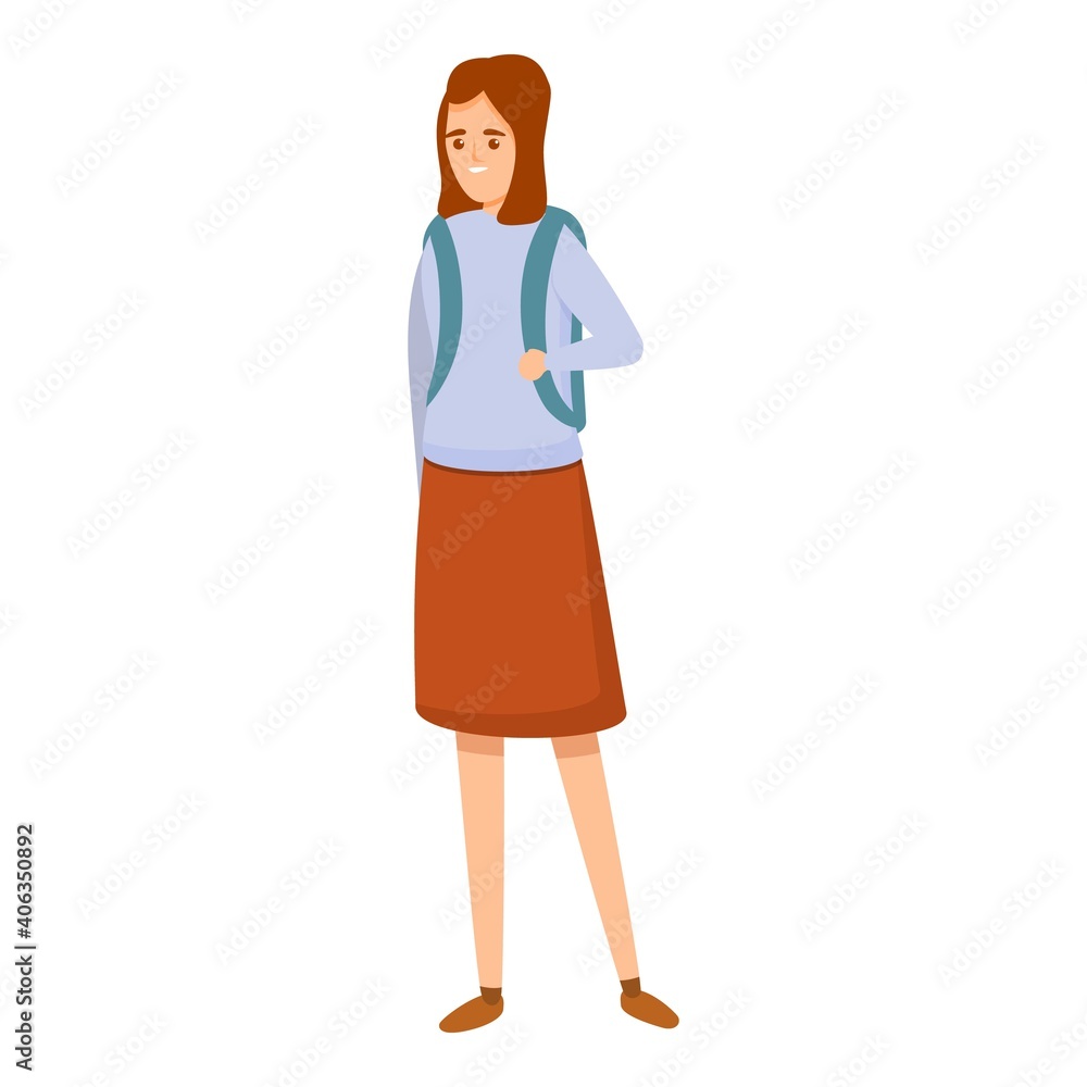School clothes icon. Cartoon of school clothes vector icon for web design isolated on white background School clothes icon. Cartoon of school clothes vector icon for web design isolated on white background