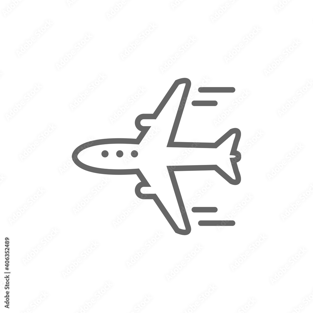 Plane Flat Icon