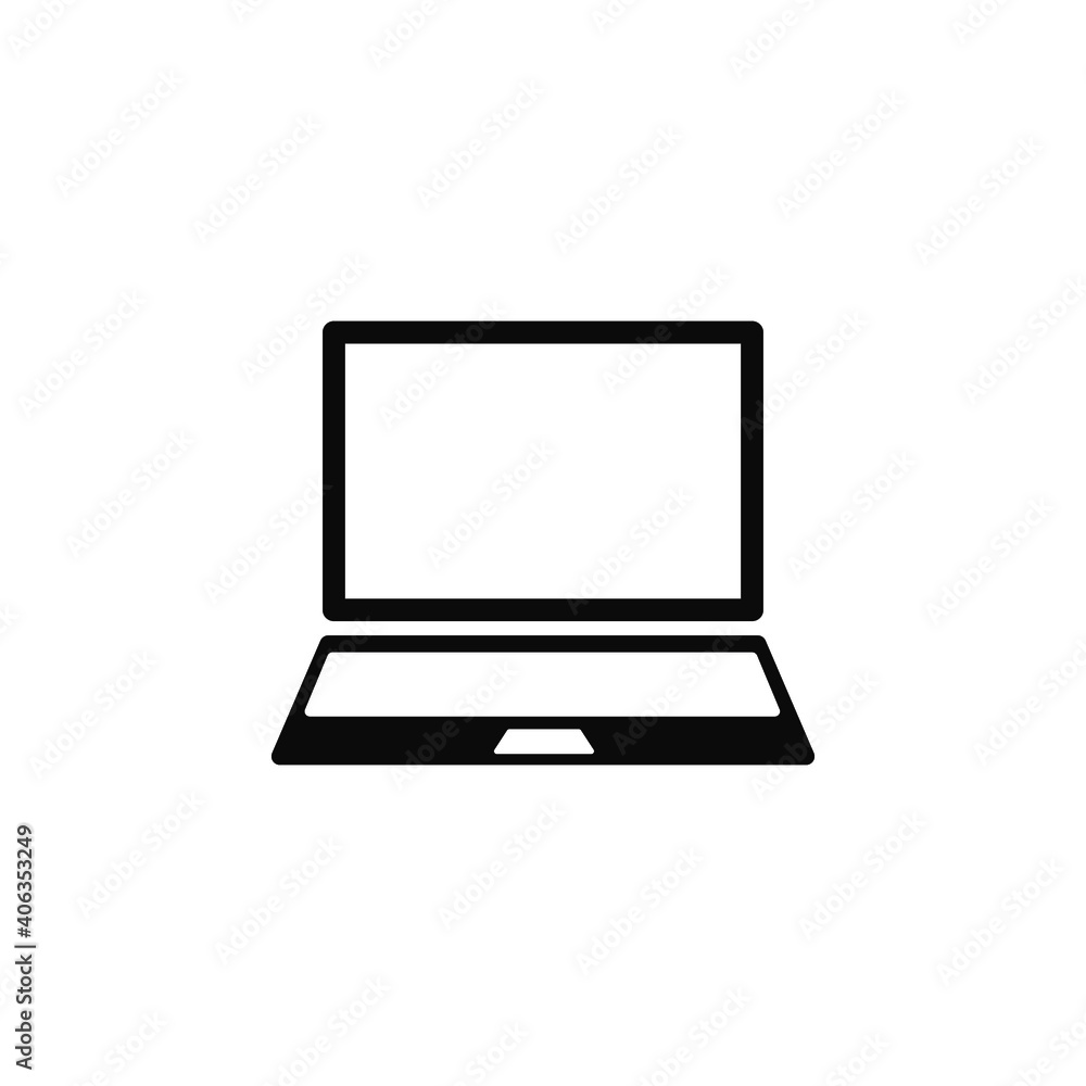 Digital devices laptop vector icon eps Digital devices laptop vector icon eps